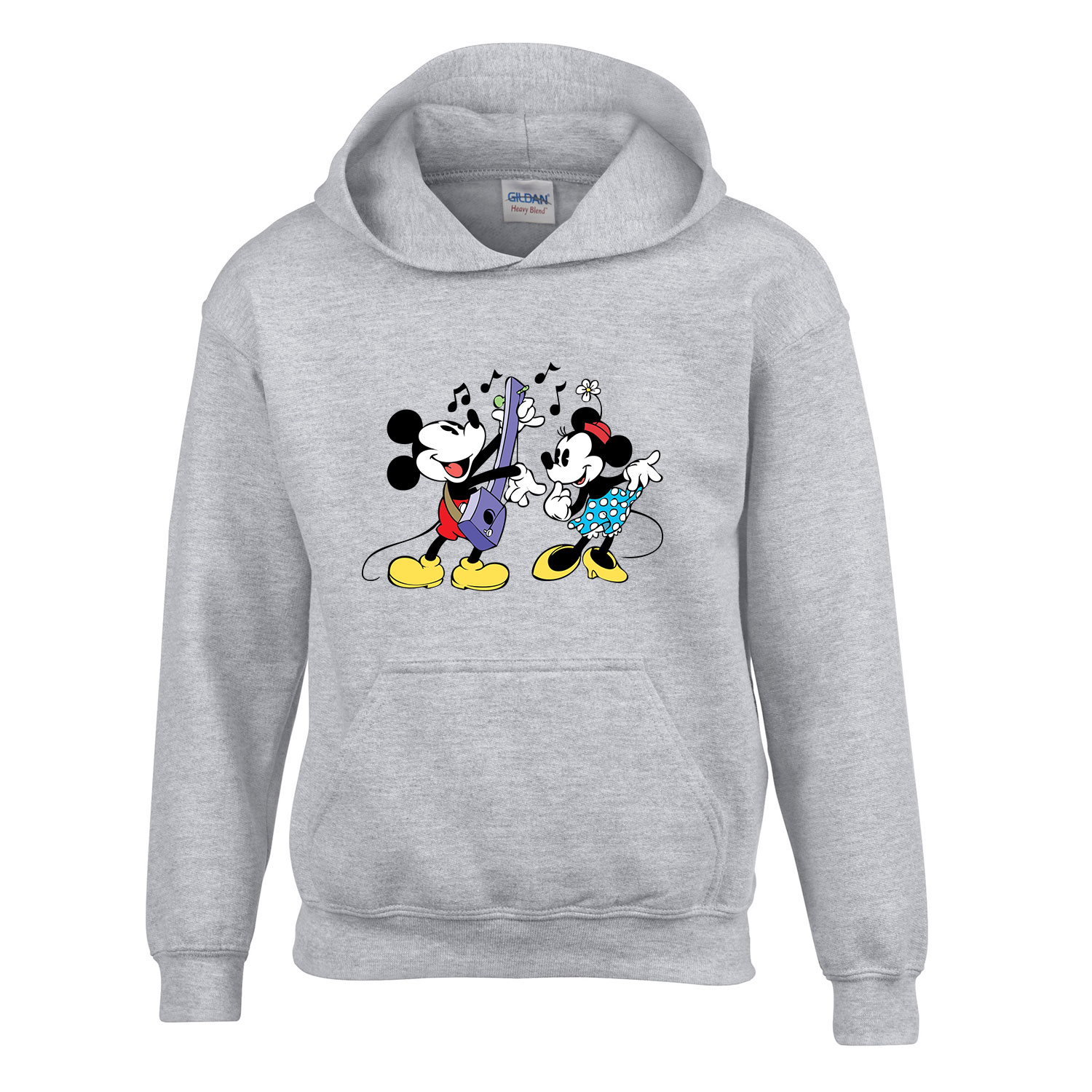 mickey és minnie egér Sportszürke Gyerek Kapucnis Pulóver