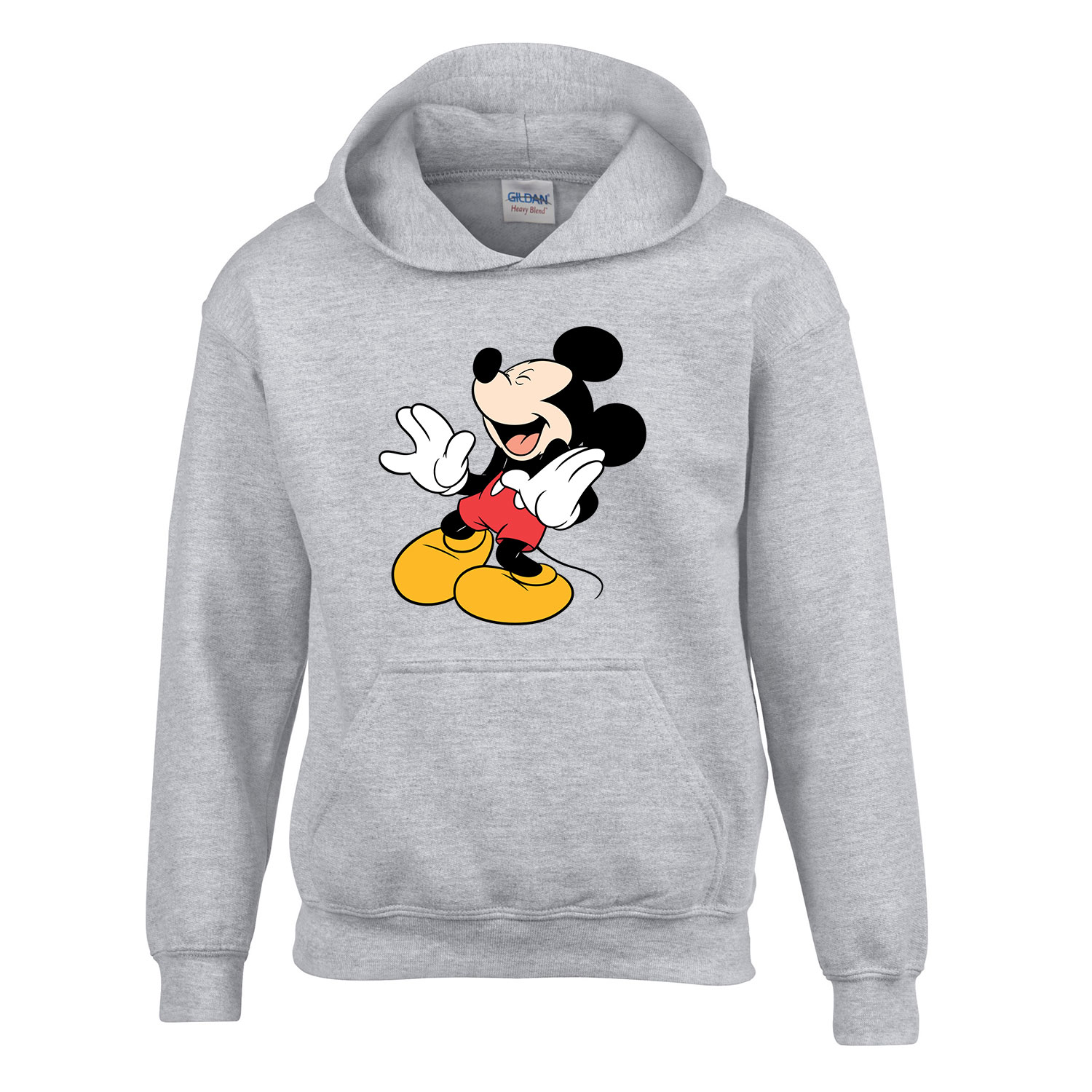 mickey egér Sportszürke Gyerek Kapucnis Pulóver