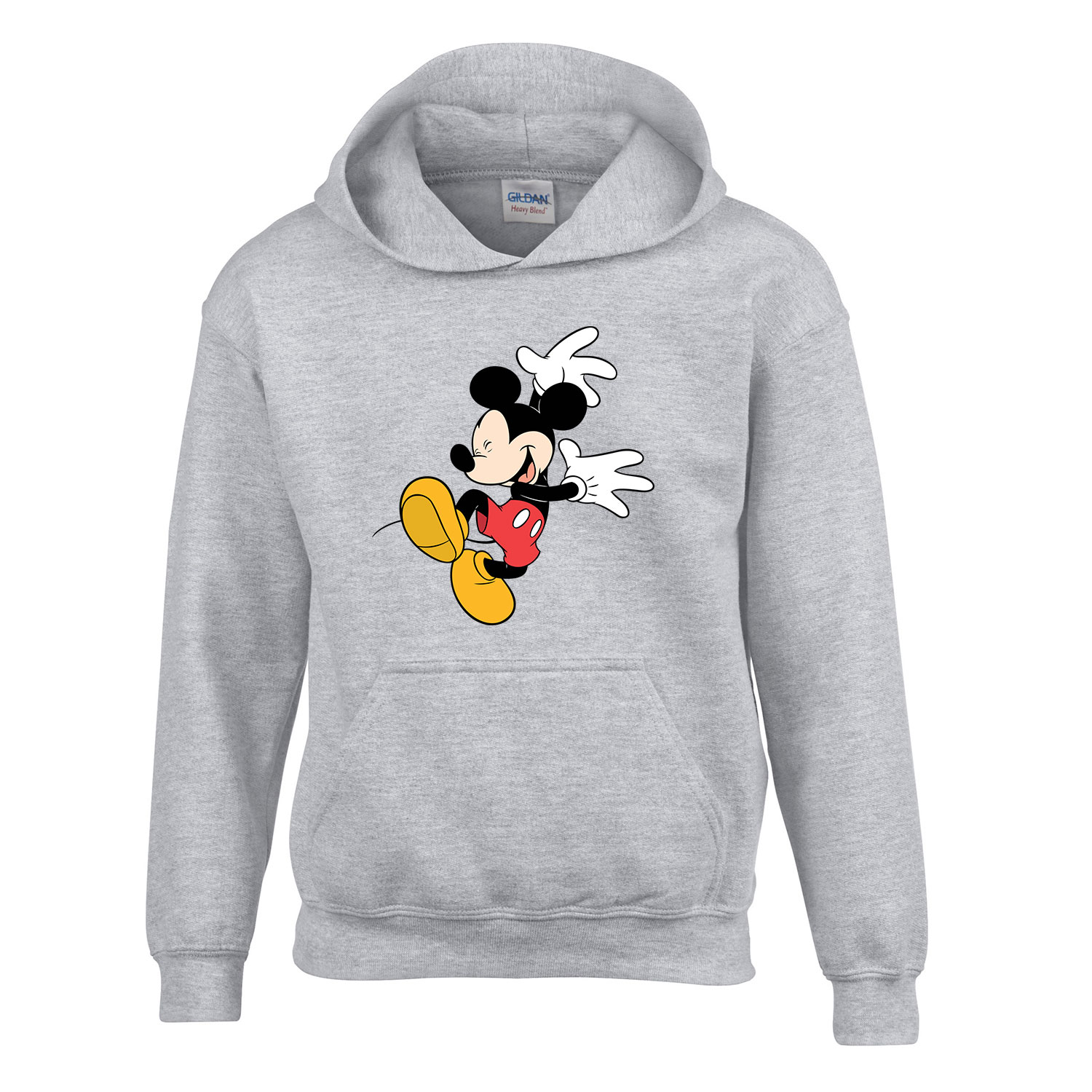 mickey egér táncol Sportszürke Gyerek Kapucnis Pulóver
