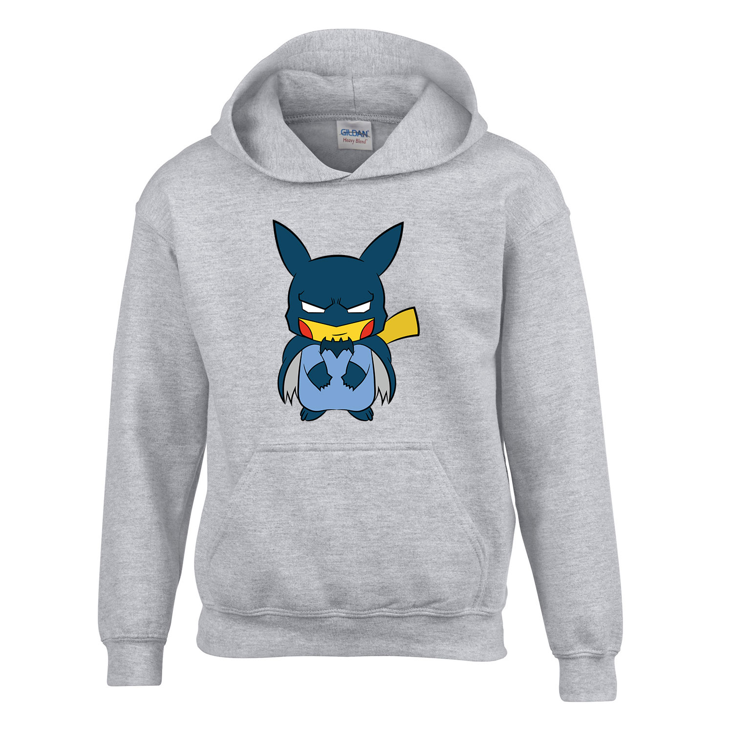 pokemon pikachu Sportszürke Gyerek Kapucnis Pulóver
