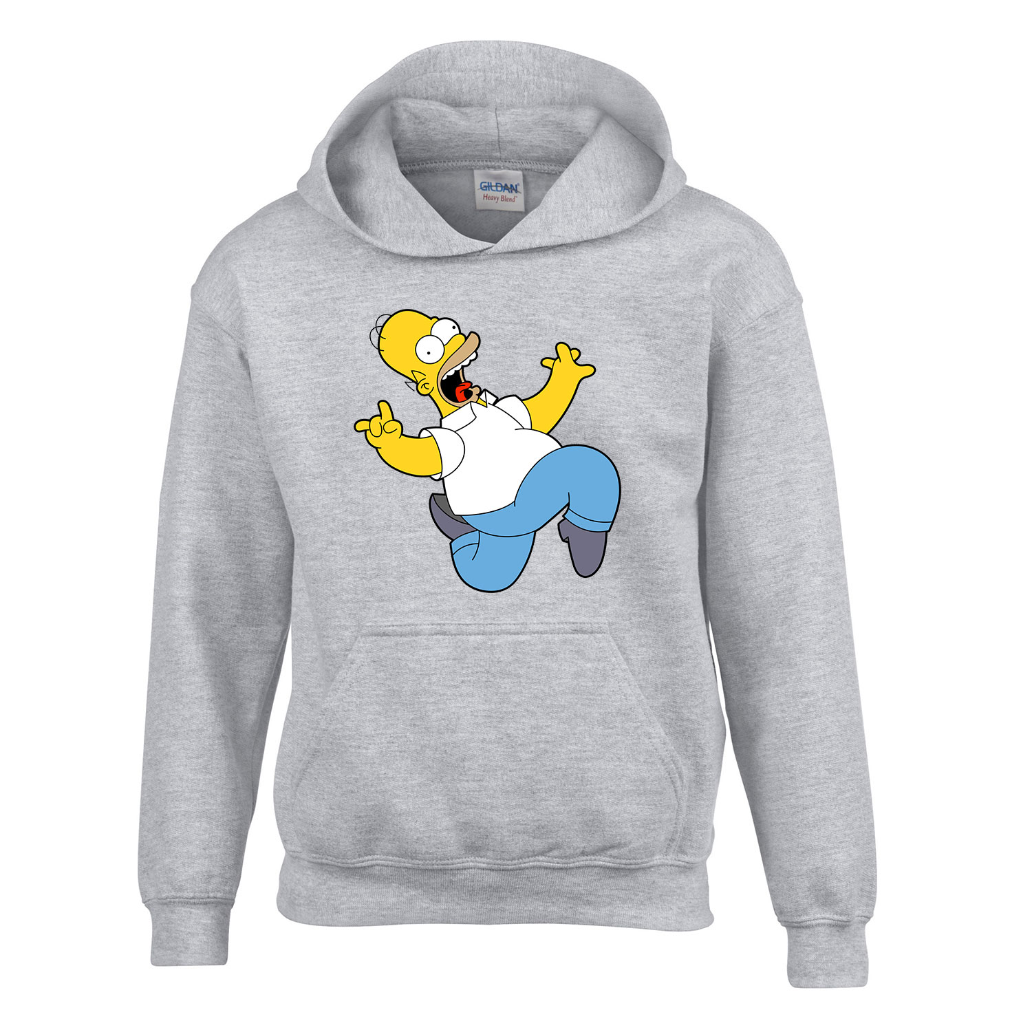 homer simpson Sportszürke Gyerek Kapucnis Pulóver