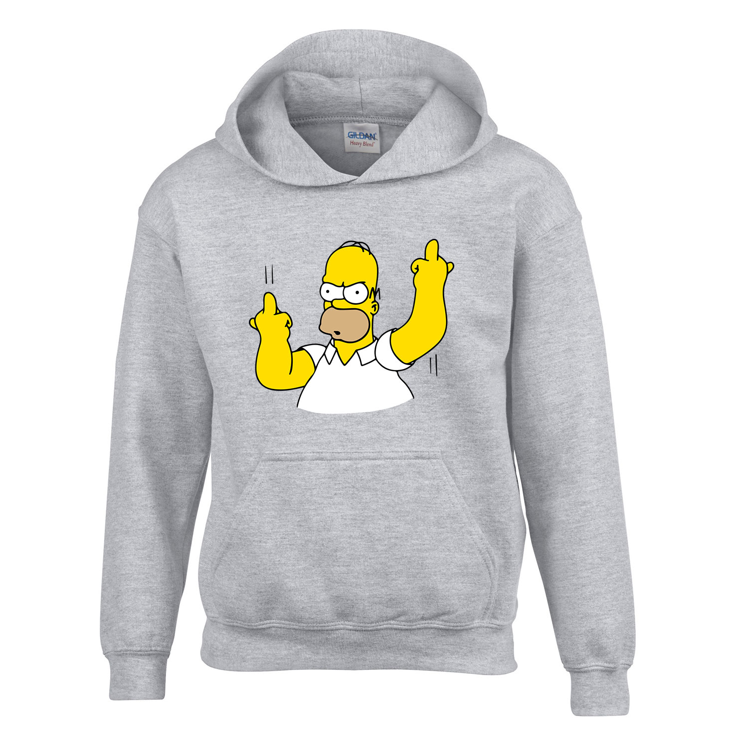 homer simpson Sportszürke Gyerek Kapucnis Pulóver