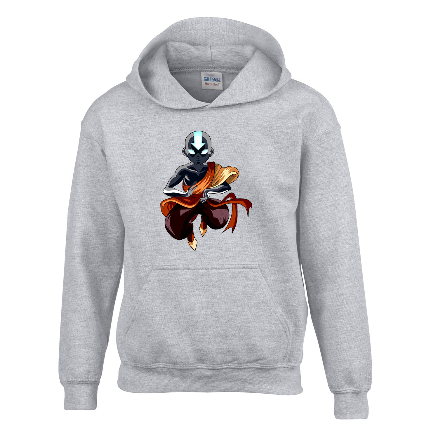 avatar aang legendája léghajlító Sportszürke Gyerek Kapucnis Pulóver