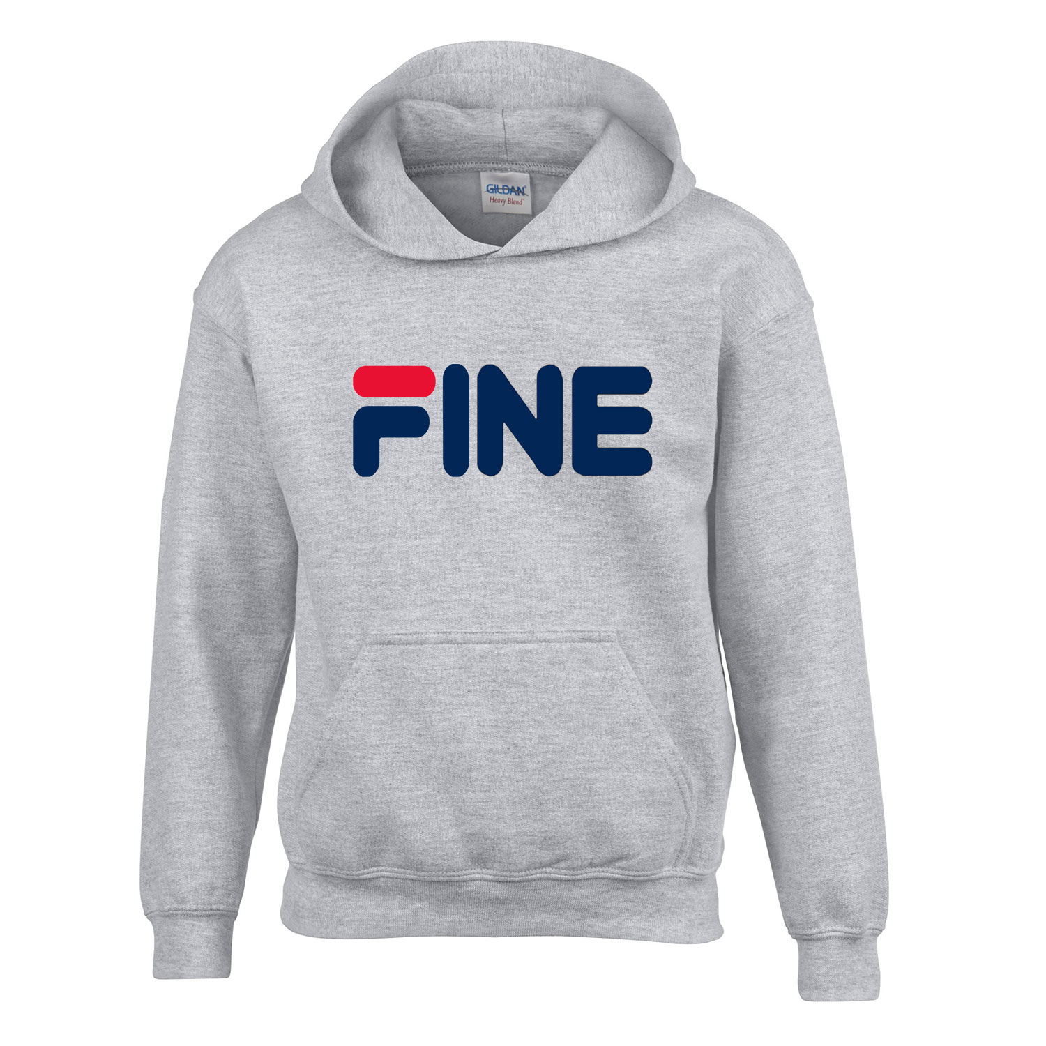 fila fine humor Sportszürke Gyerek Kapucnis Pulóver