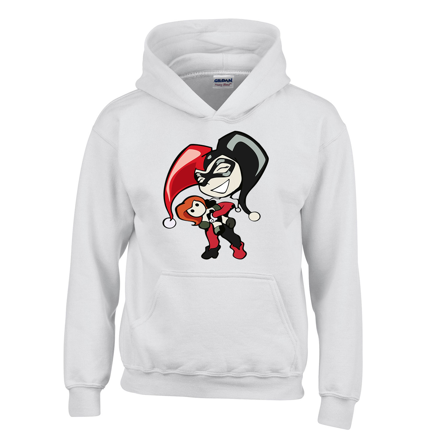 Harley Quinn Fehér Gyerek Kapucnis Pulóver