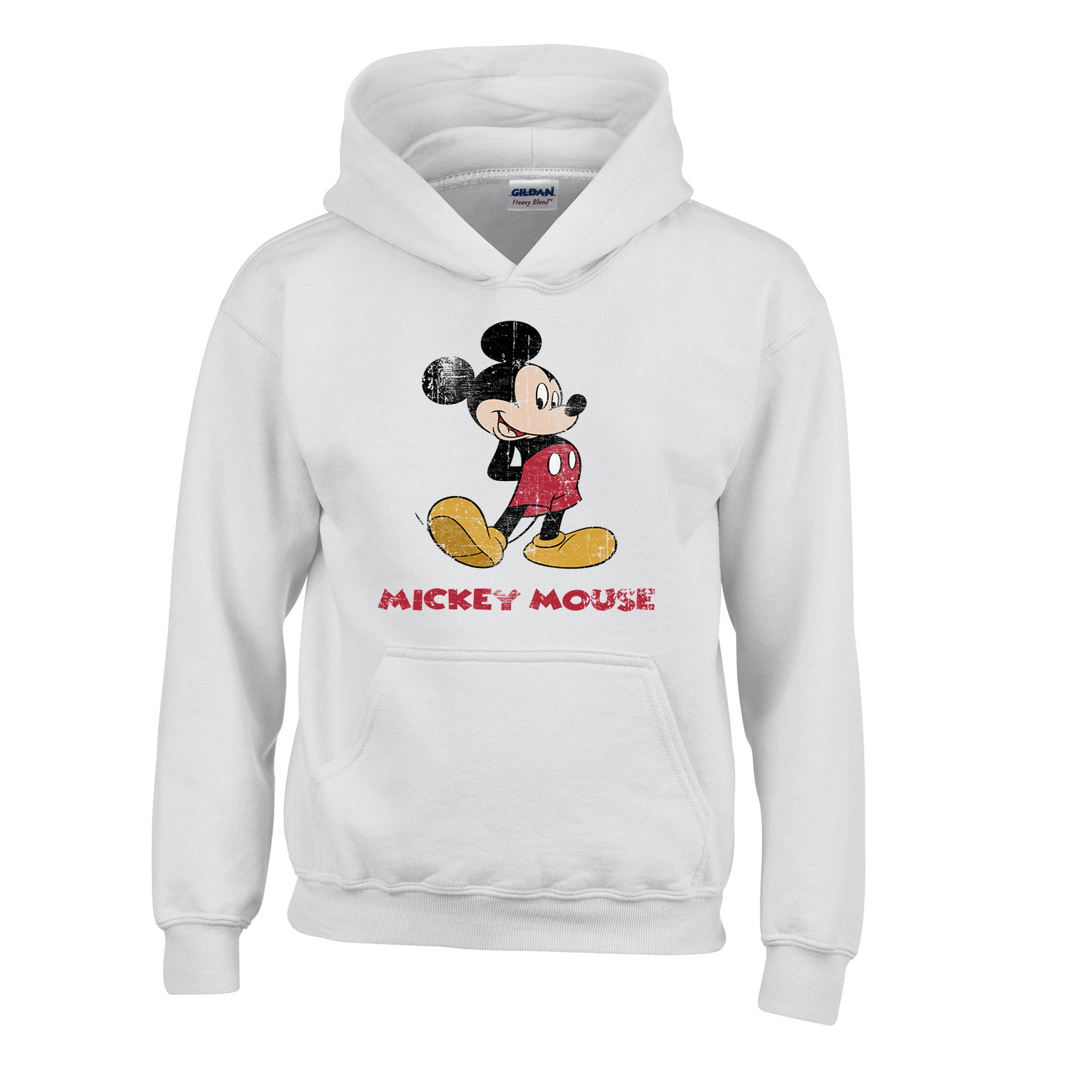 mickey egér Fehér Gyerek Kapucnis Pulóver