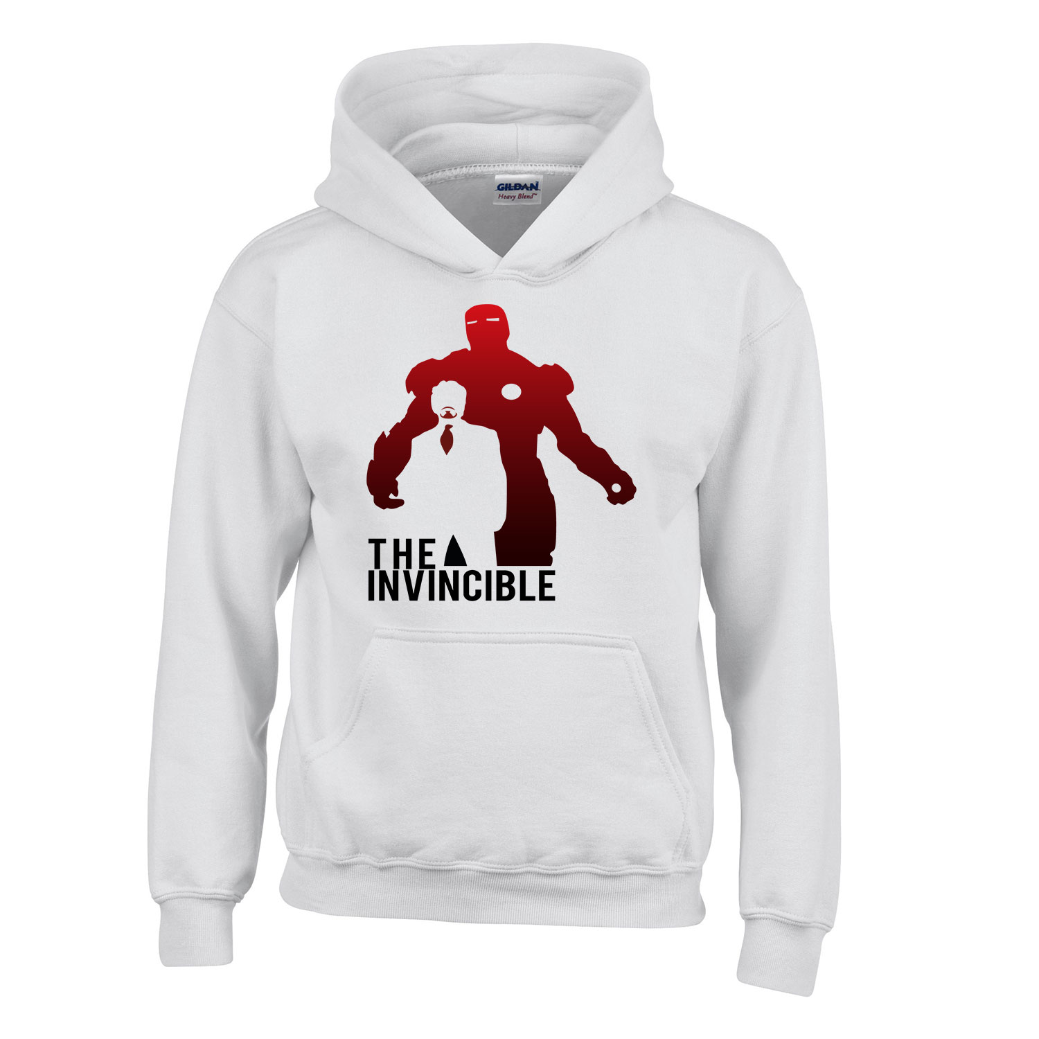iron man vasember Fehér Gyerek Kapucnis Pulóver