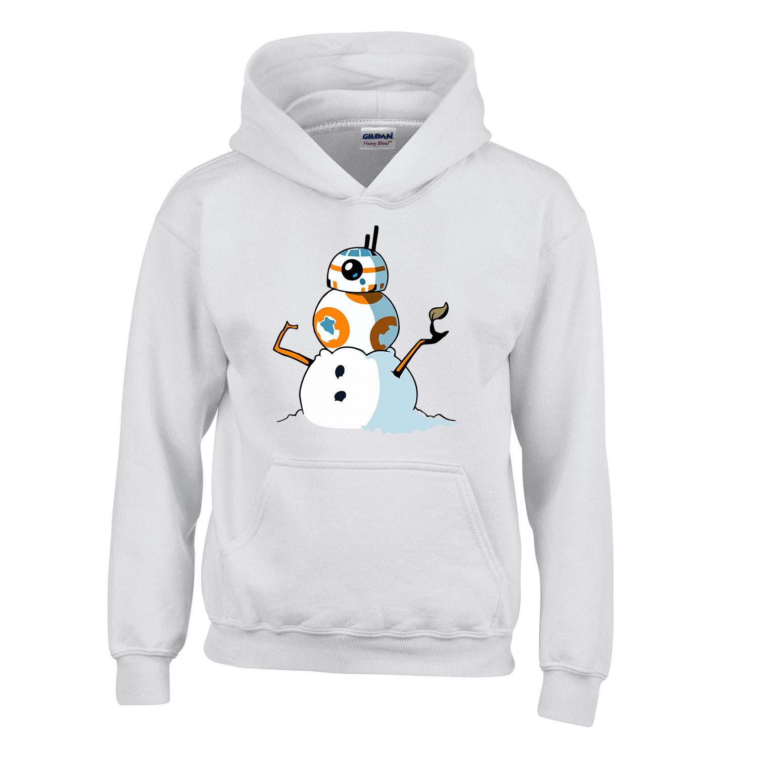 Star Wars BB8 Fehér Gyerek Kapucnis Pulóver