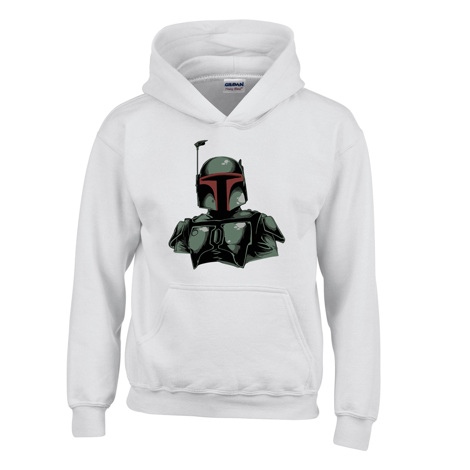 Star Wars Boba Fett Fehér Gyerek Kapucnis Pulóver
