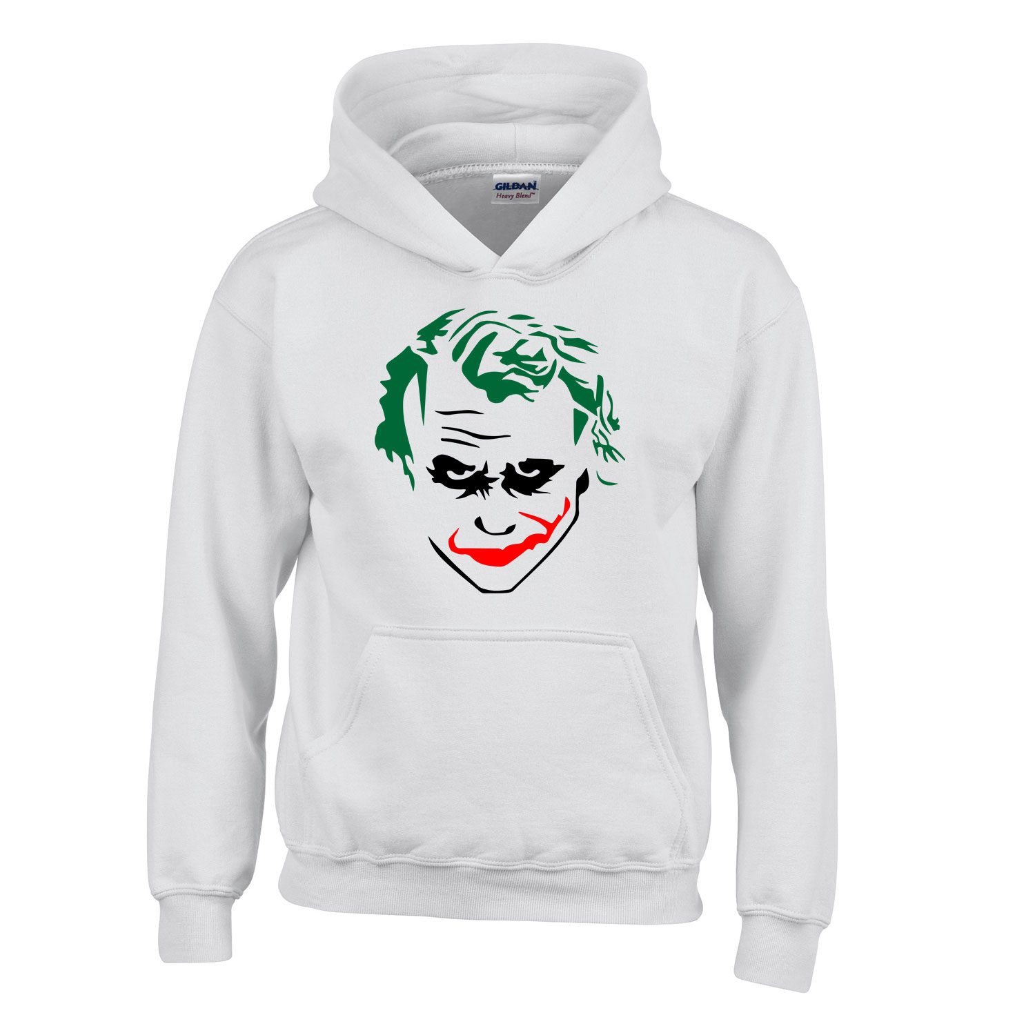 Joker Fehér Gyerek Kapucnis Pulóver