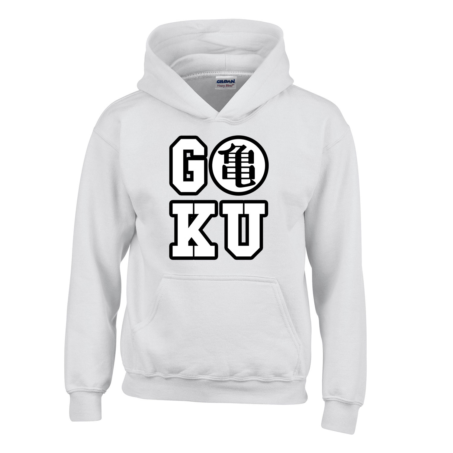 Son Goku Dragon Ball Fehér Gyerek Kapucnis Pulóver