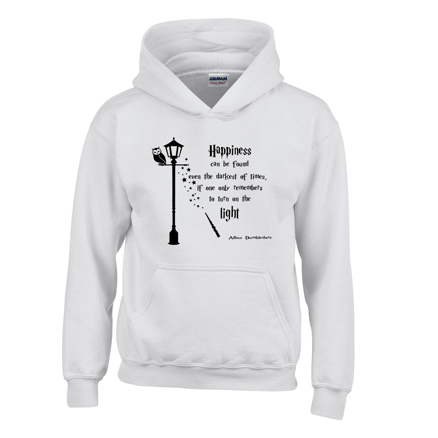 Harry Potter Dumbledore Idézet Fehér Gyerek Kapucnis Pulóver