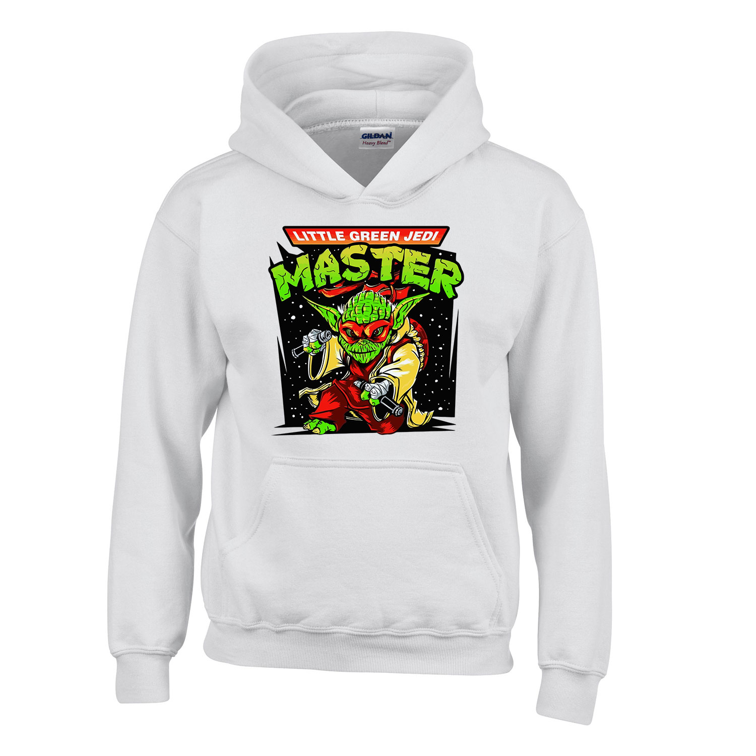 Star Wars Yoda Jedi Fehér Gyerek Kapucnis Pulóver