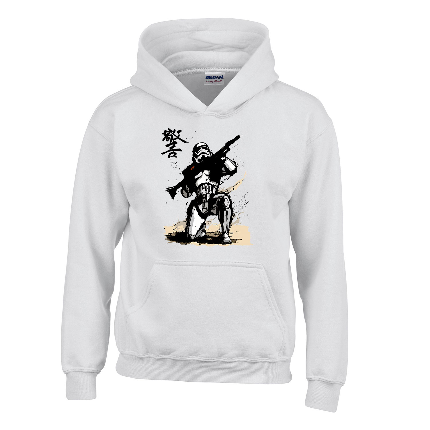 storm trooper star wars Fehér Gyerek Kapucnis Pulóver