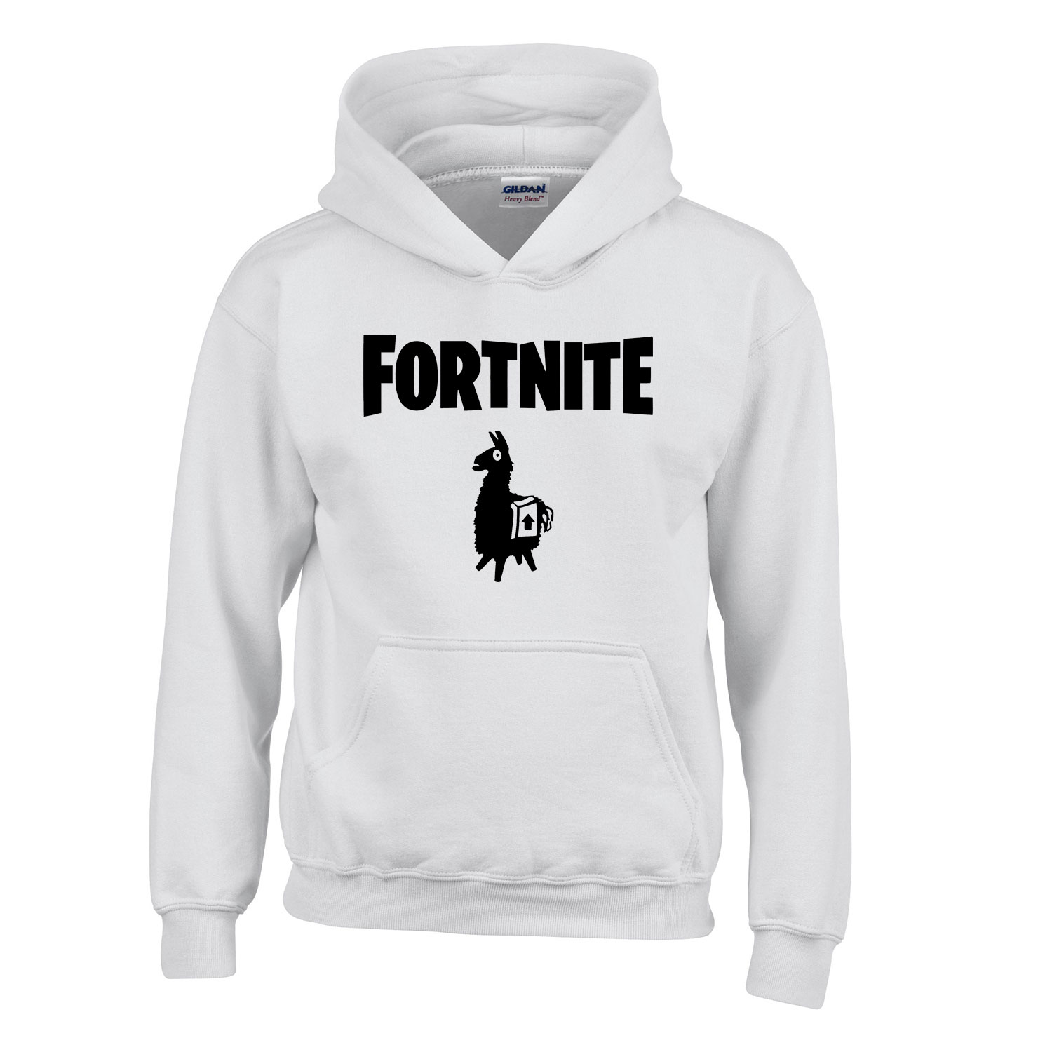 fortnite loot láma Fehér Gyerek Kapucnis Pulóver