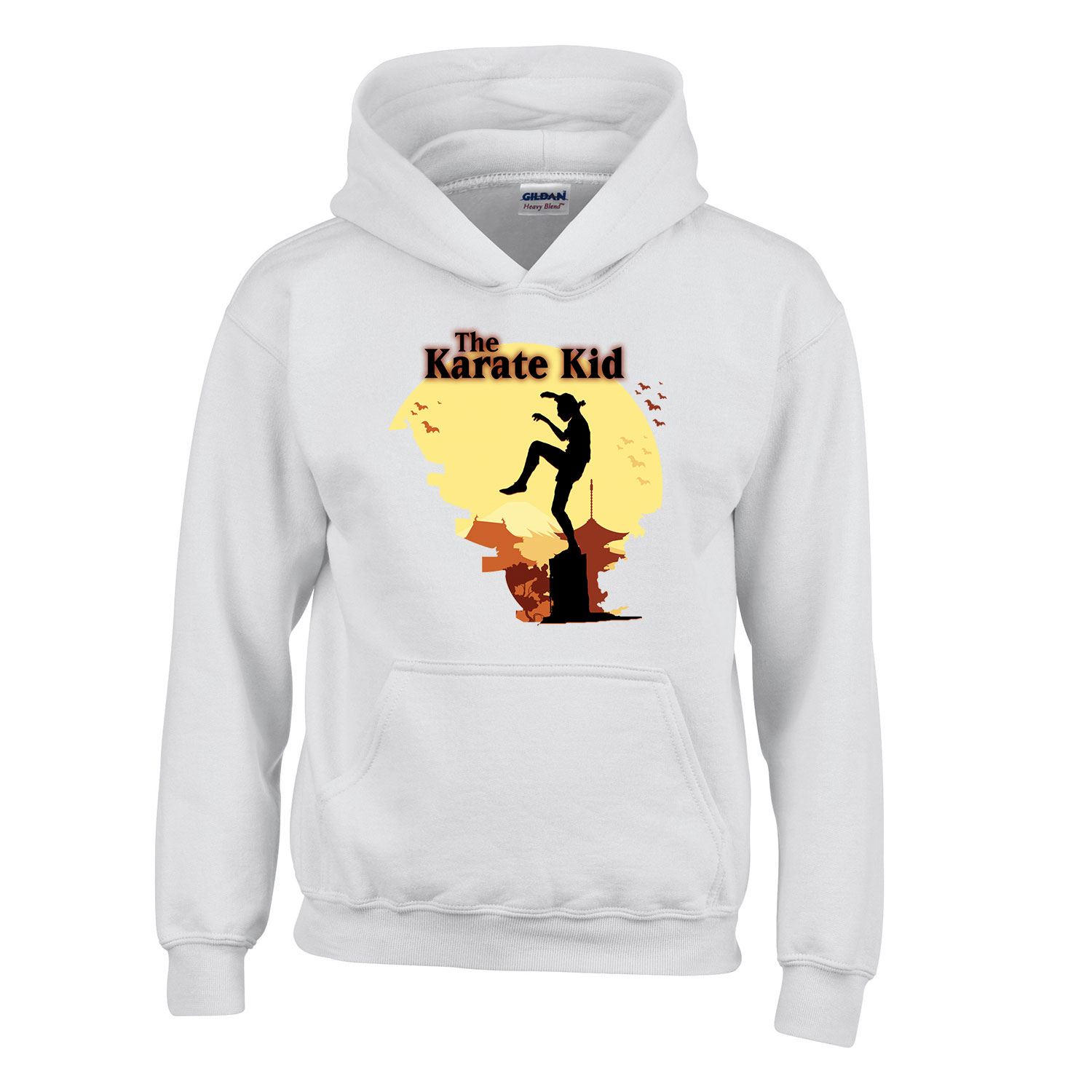 Karate Kölyök Karate Kid Fehér Gyerek Kapucnis Pulóver
