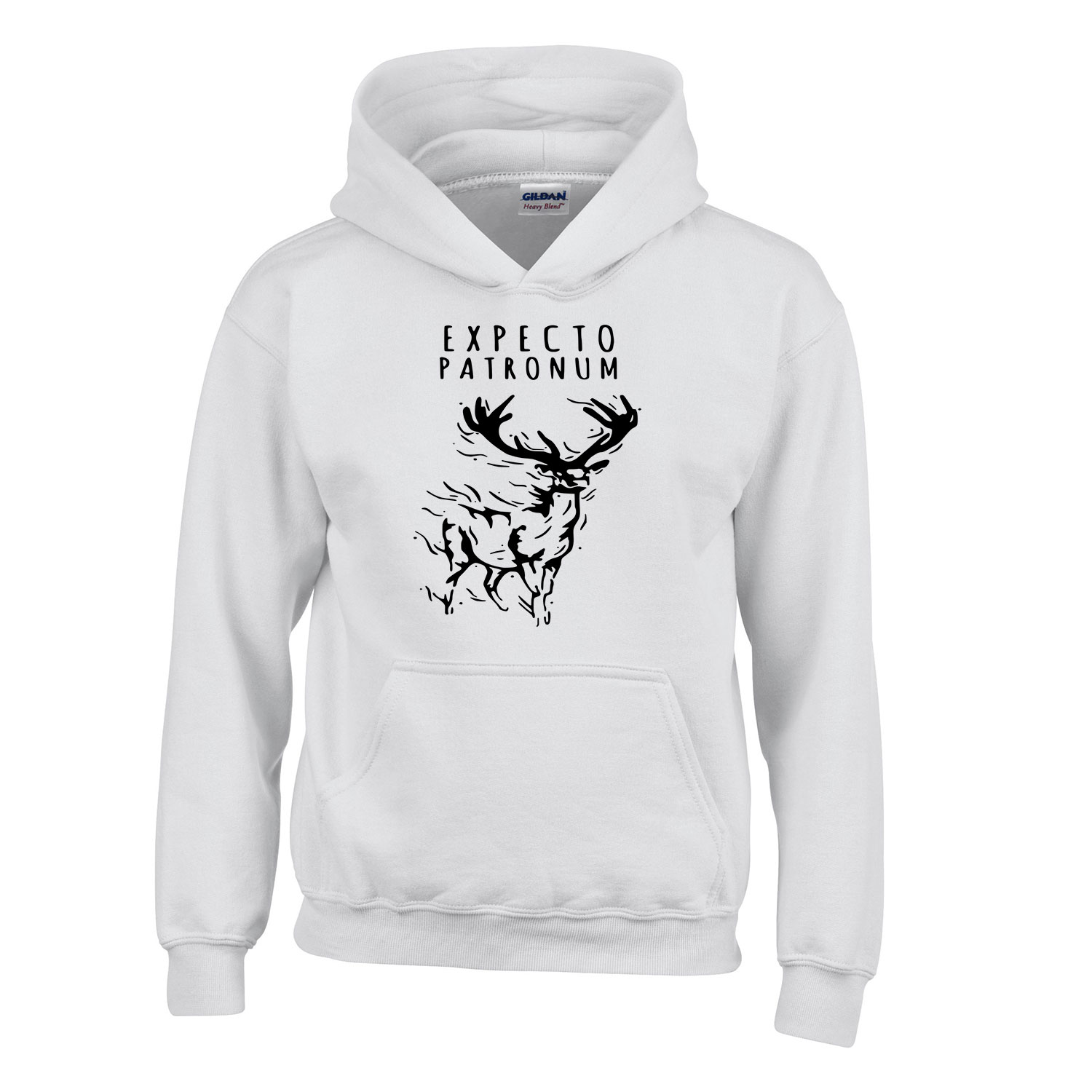 harry potter expecto patronum patronus Fehér Gyerek Kapucnis Pulóver