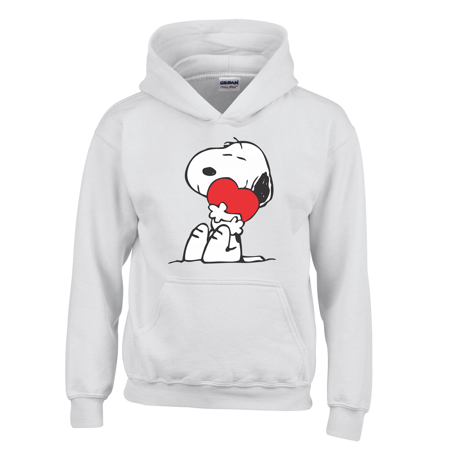 snoopy Fehér Gyerek Kapucnis Pulóver