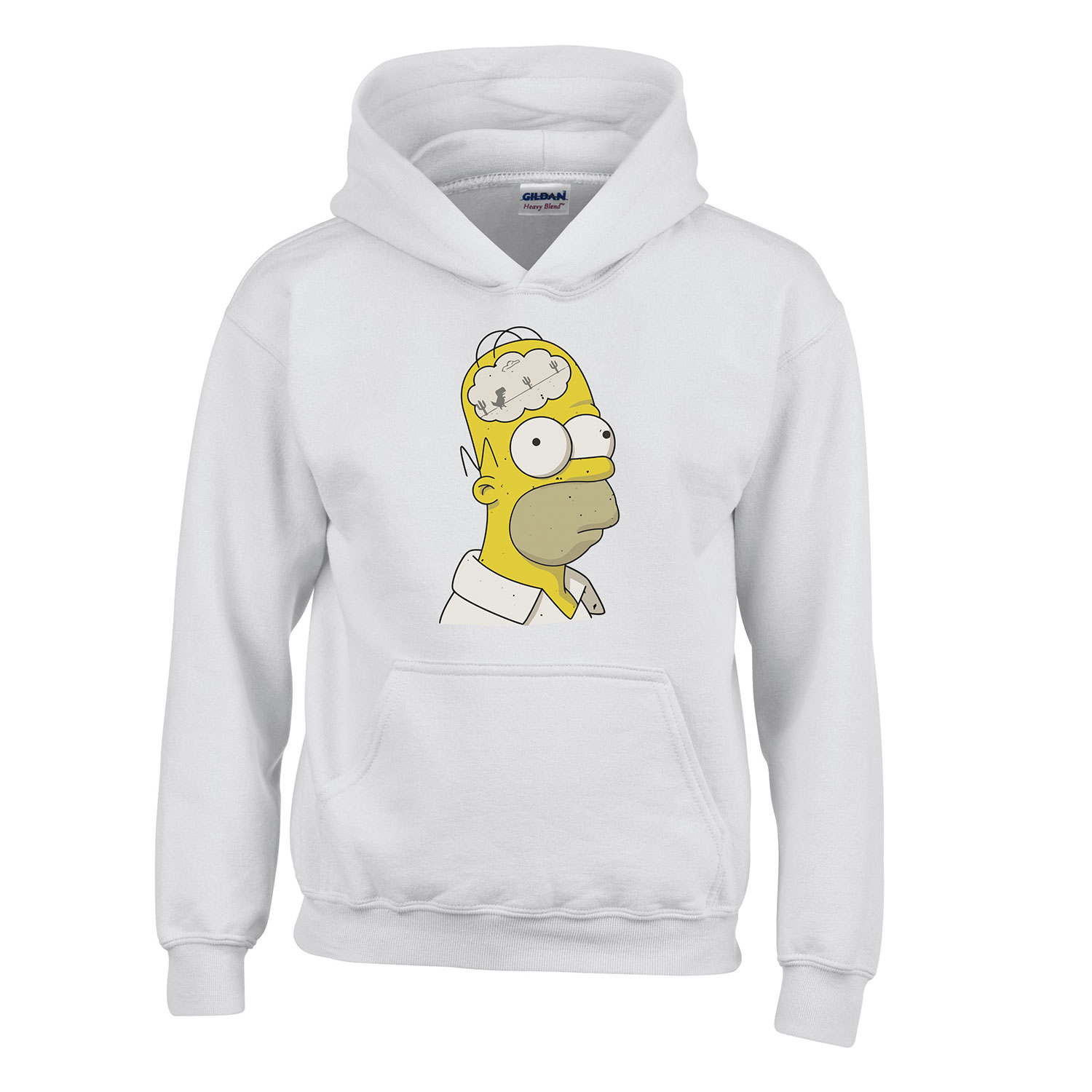 homer simpson simpson család Fehér Gyerek Kapucnis Pulóver
