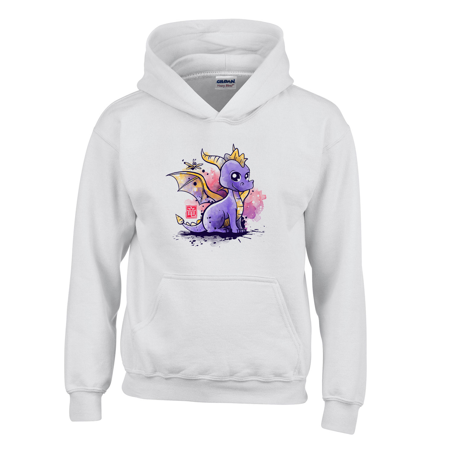 pyro Fehér Gyerek Kapucnis Pulóver