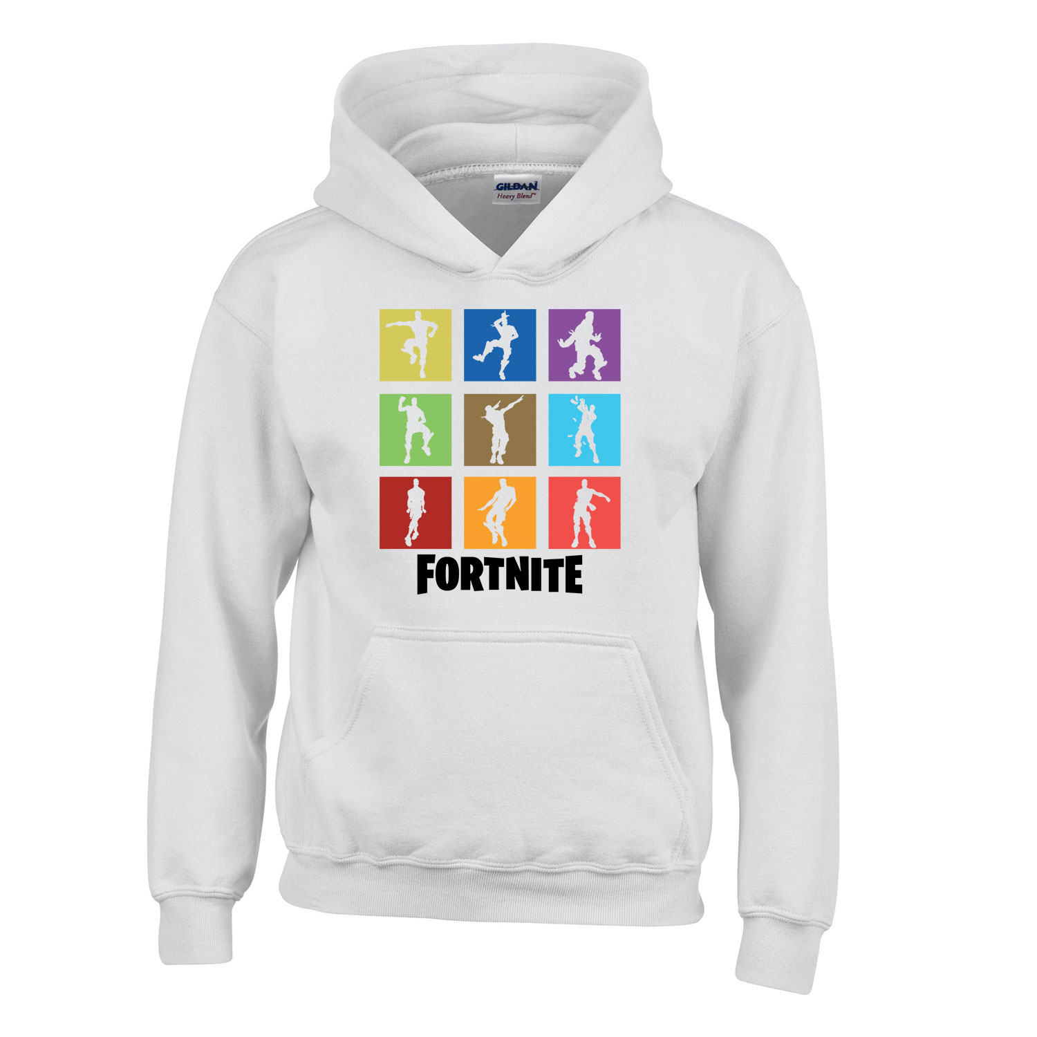 fortnite emotok Fehér Gyerek Kapucnis Pulóver