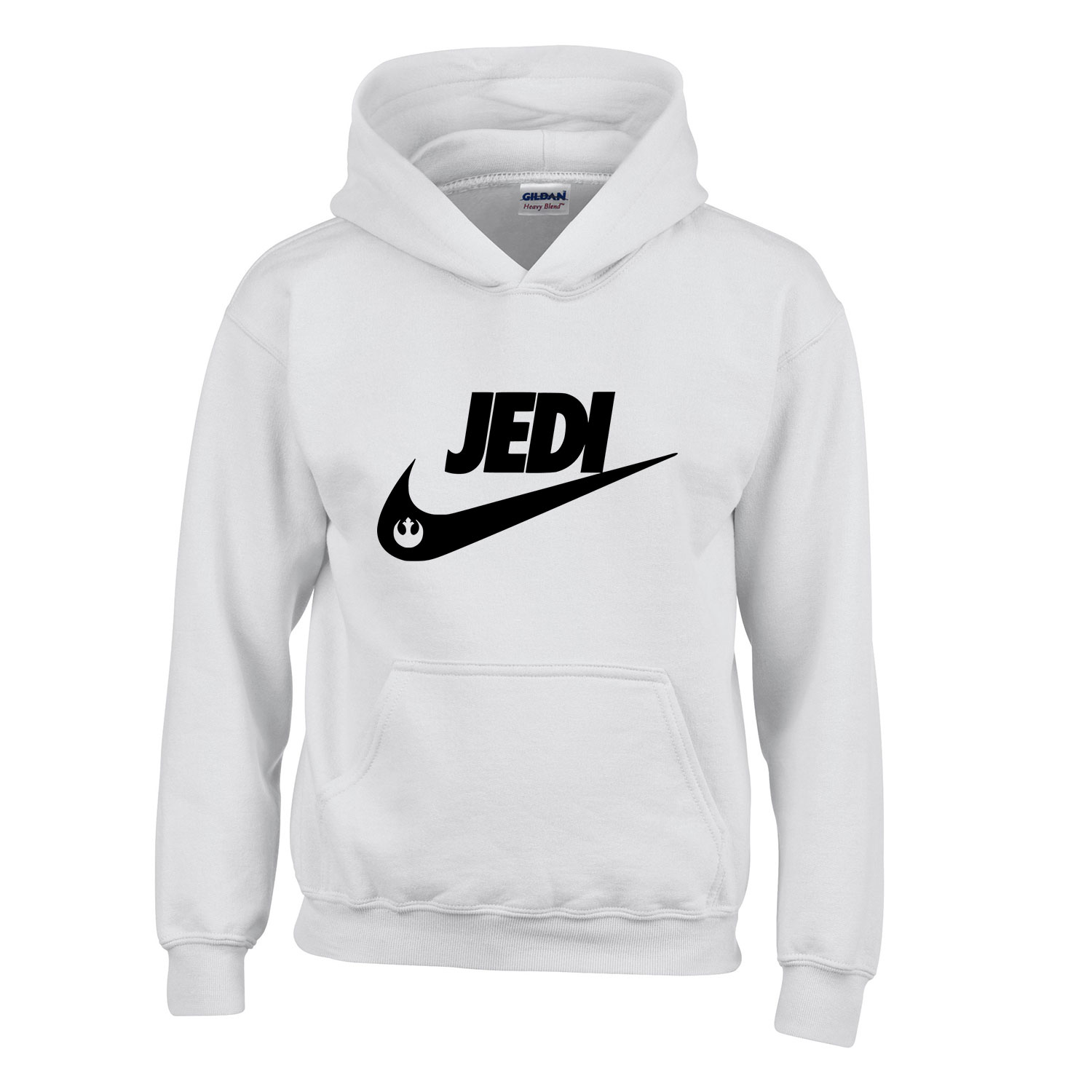 star wars jedi Fehér Gyerek Kapucnis Pulóver