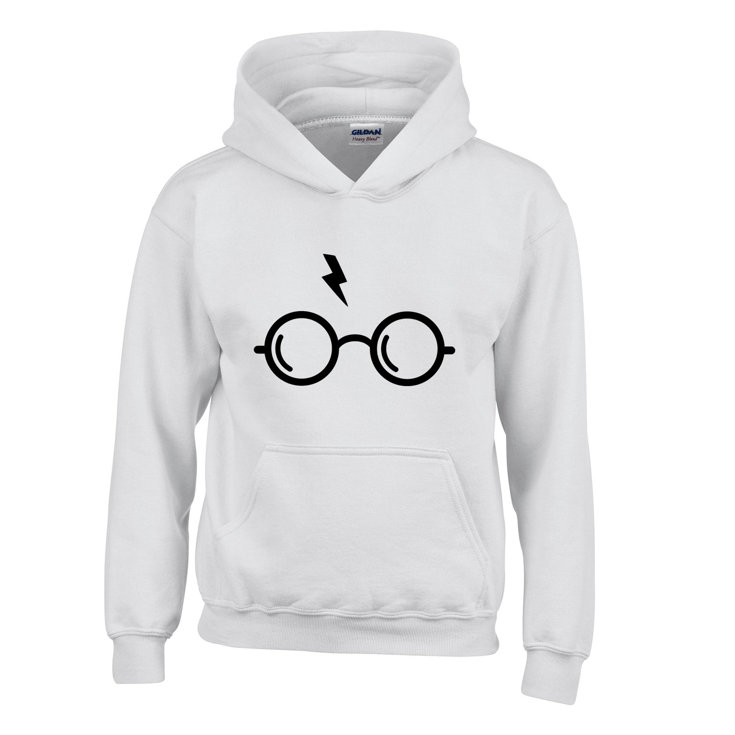 harry potter Fehér Gyerek Kapucnis Pulóver