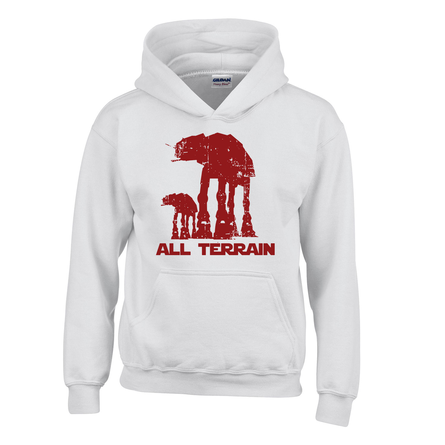 all terrain at at ATAT star wars Fehér Gyerek Kapucnis Pulóver