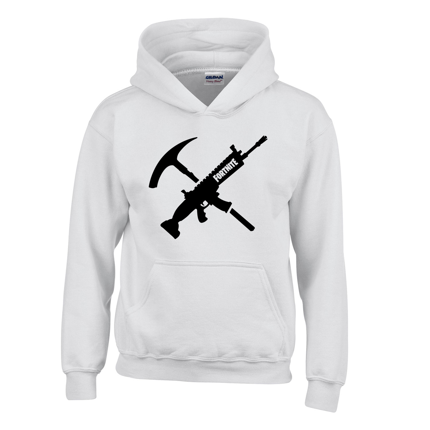 fortnite weapons Fehér Gyerek Kapucnis Pulóver