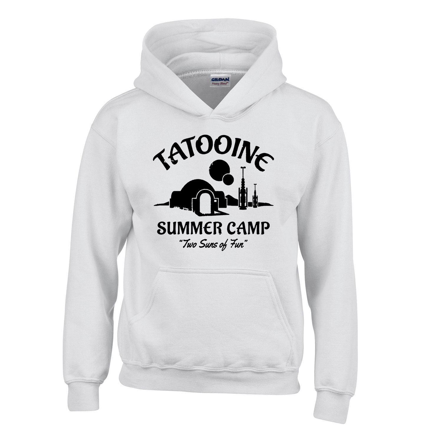 tatooine star wars Fehér Gyerek Kapucnis Pulóver