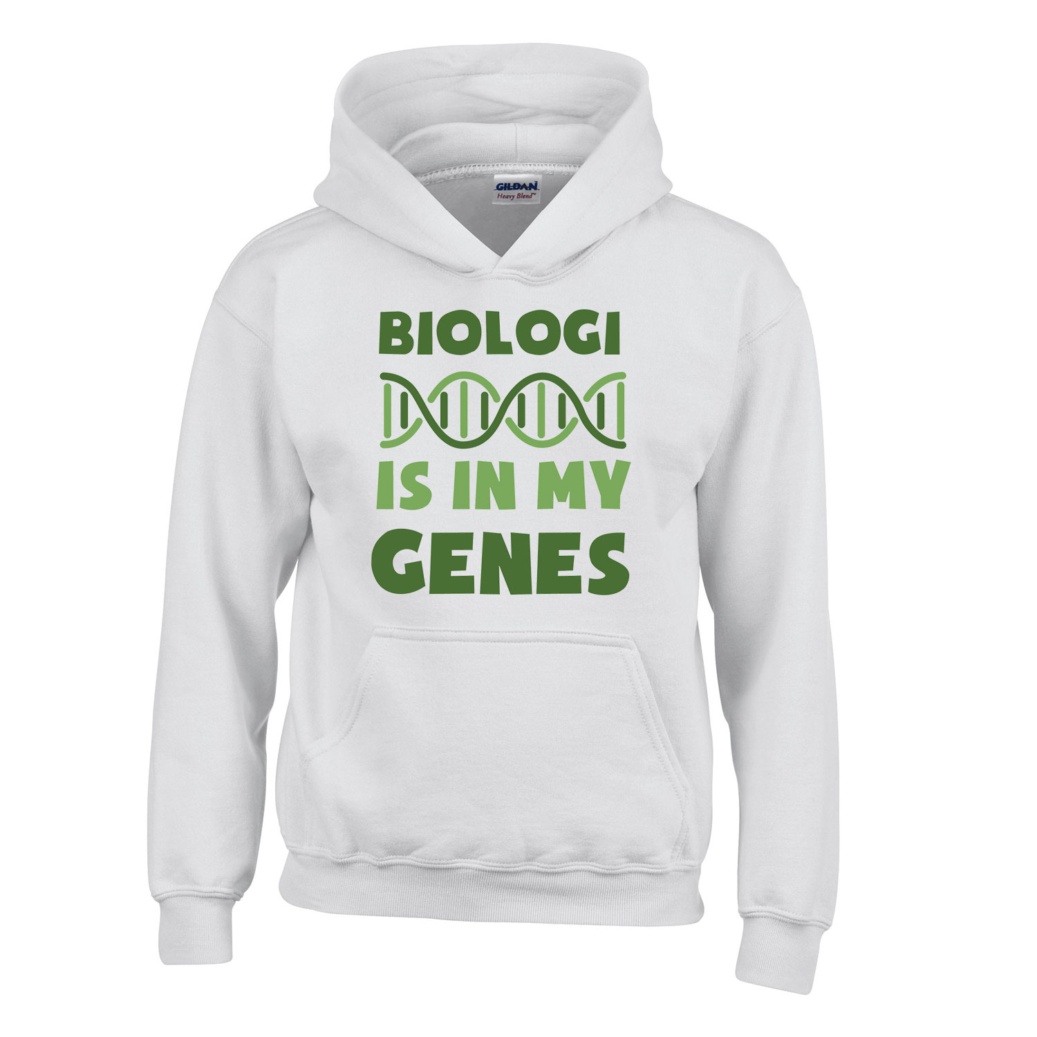 biológia biológus Fehér Gyerek Kapucnis Pulóver