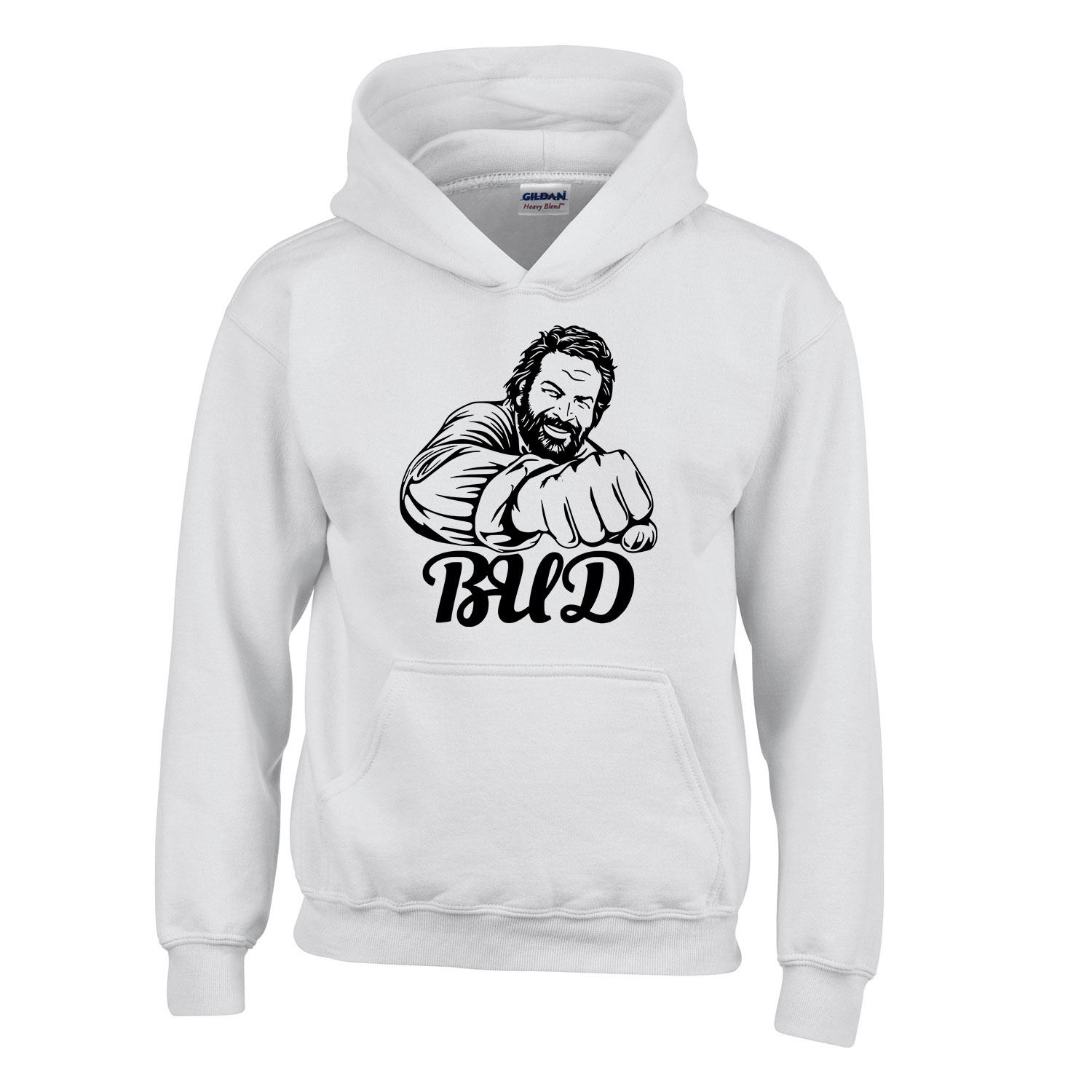 bud spencer Fehér Gyerek Kapucnis Pulóver