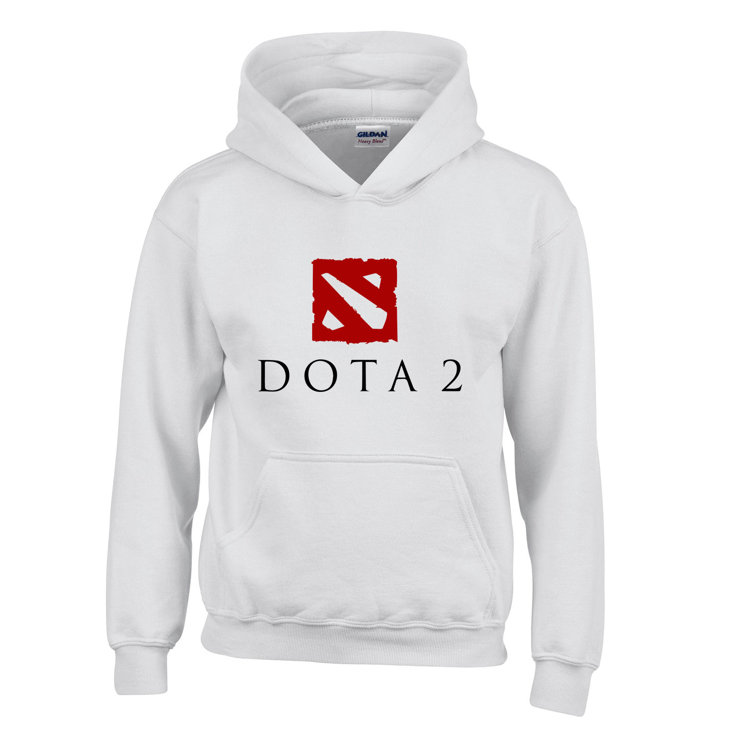 dota 2 gamer Fehér Gyerek Kapucnis Pulóver