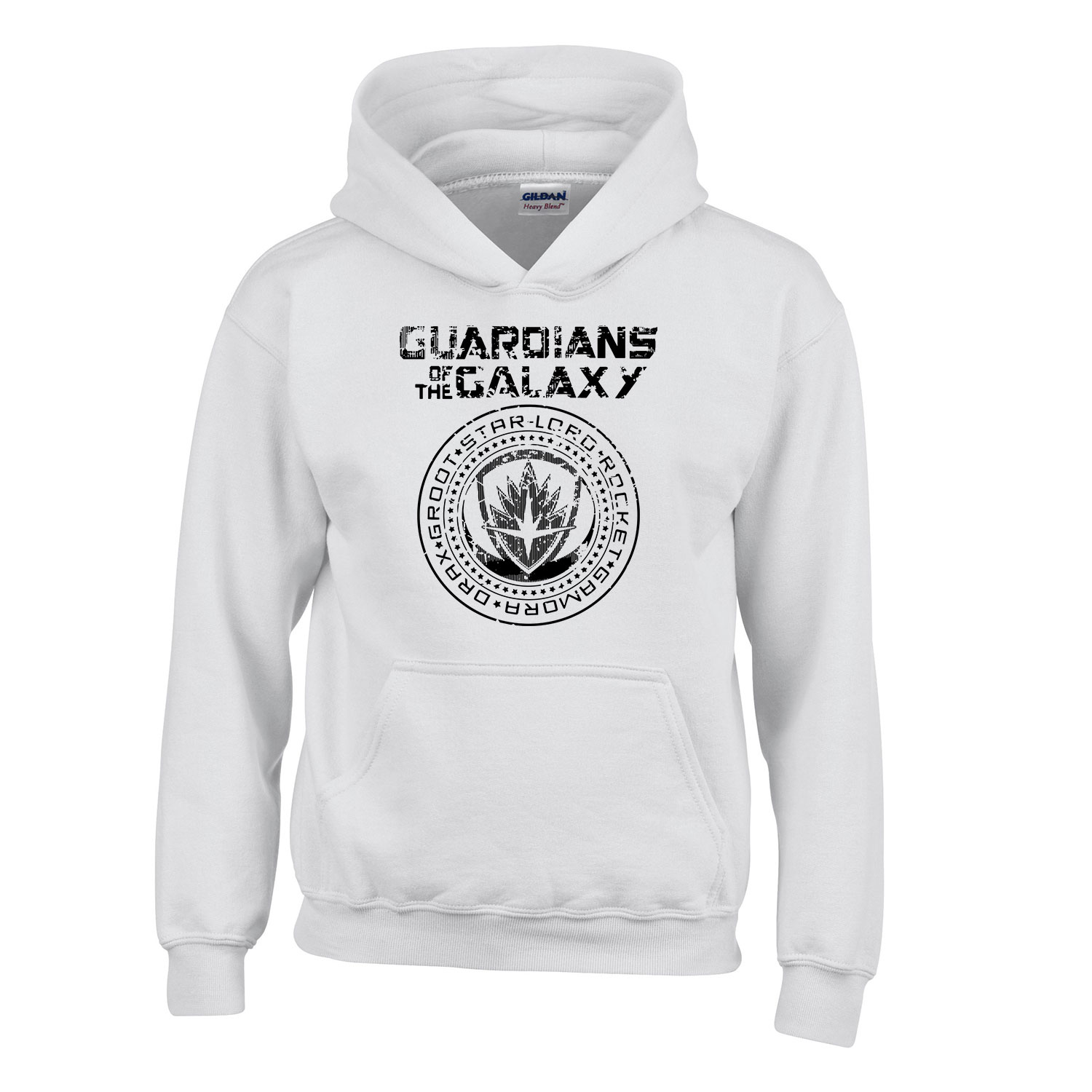 galaxis őrzői guardians of the galaxy Fehér Gyerek Kapucnis Pulóver