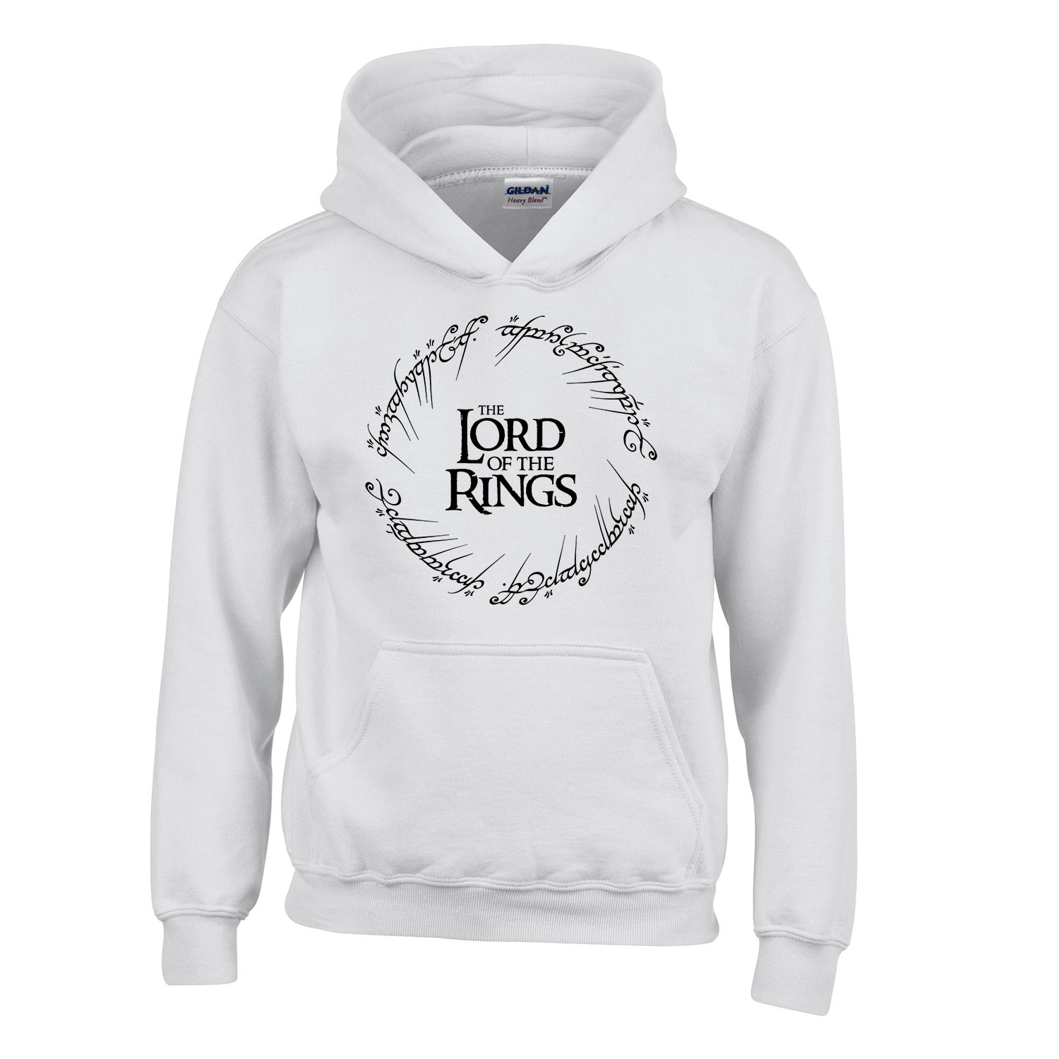 gyűrűk ura the lord of the rings Fehér Gyerek Kapucnis Pulóver
