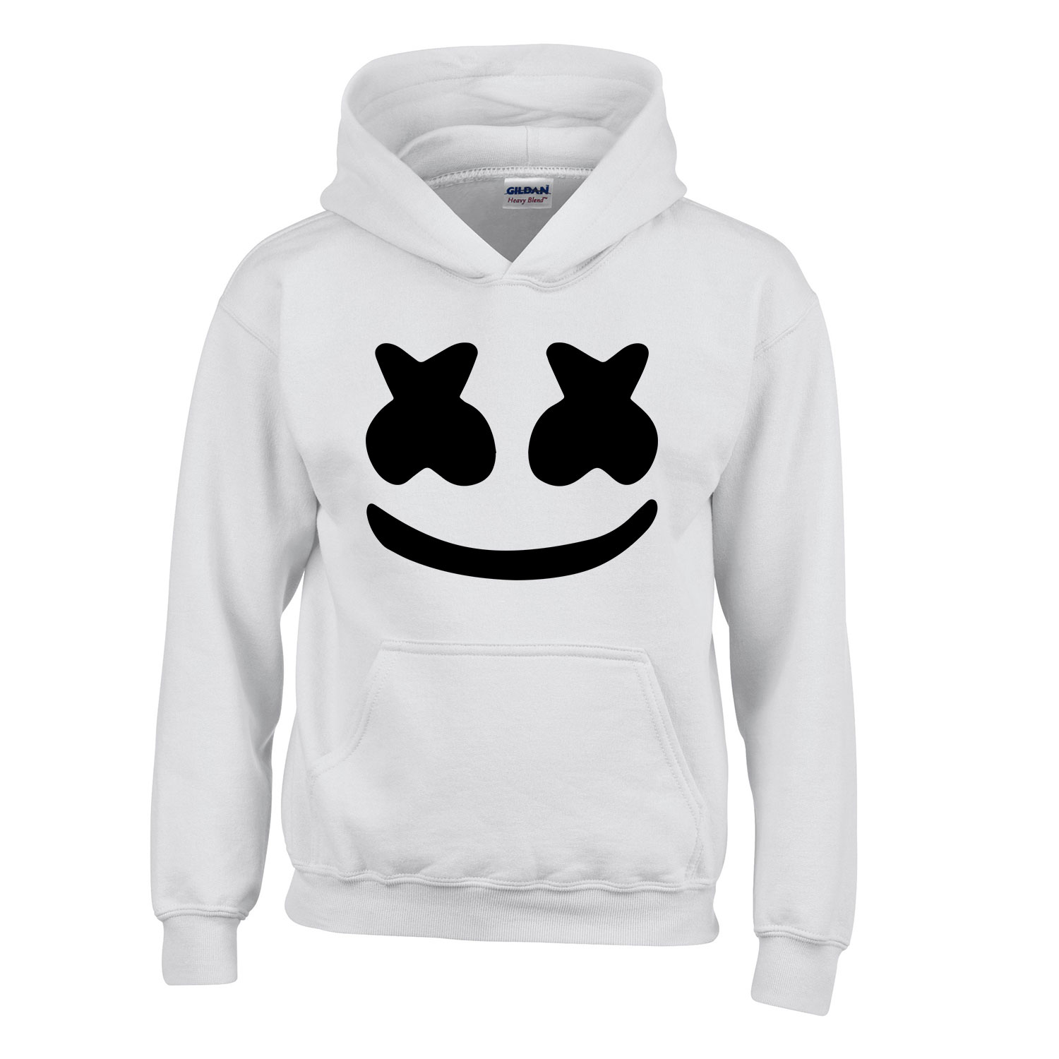 Marshmello Fehér Gyerek Kapucnis Pulóver