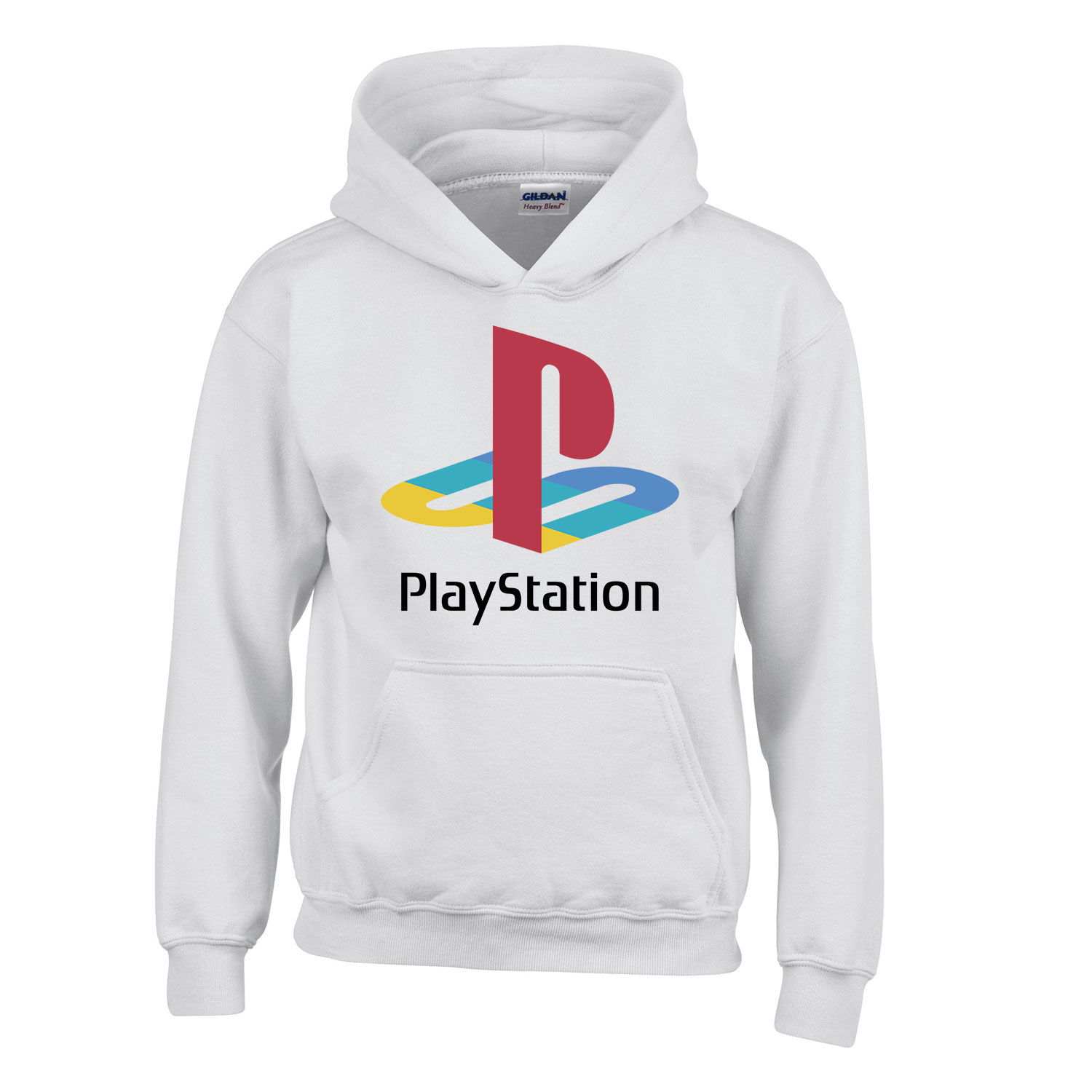 playstation Fehér Gyerek Kapucnis Pulóver