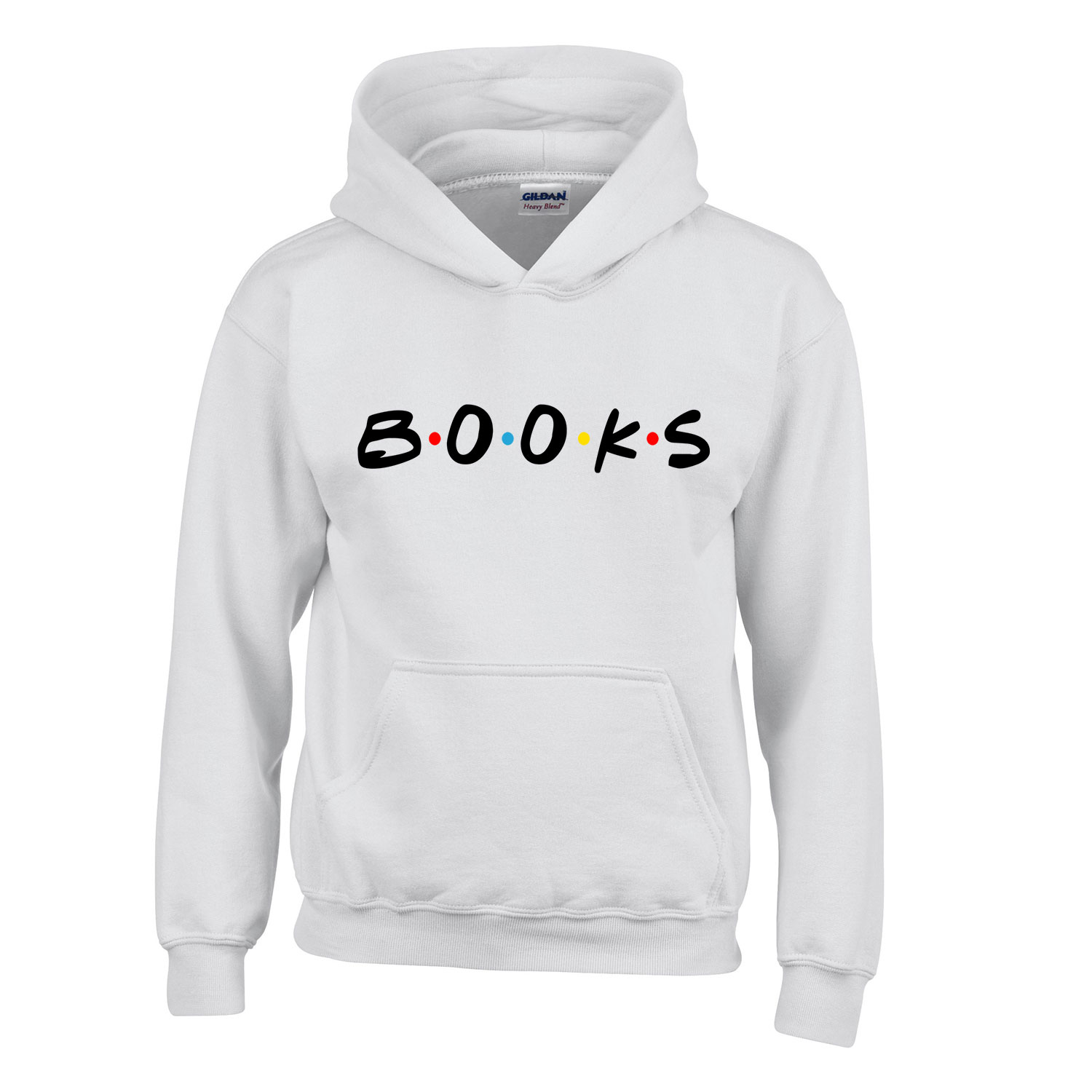 olvasás könyvek books Fehér Gyerek Kapucnis Pulóver