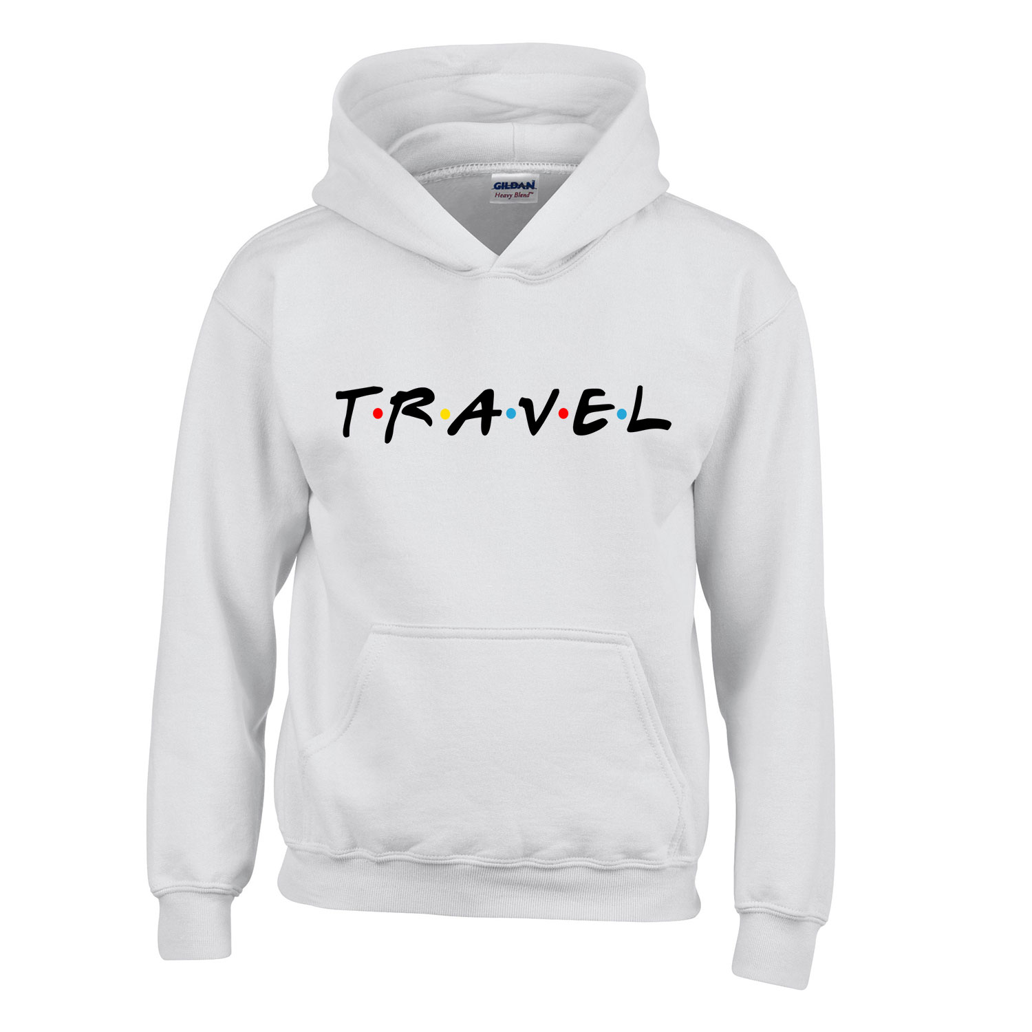 travel utazás nyaralás Fehér Gyerek Kapucnis Pulóver