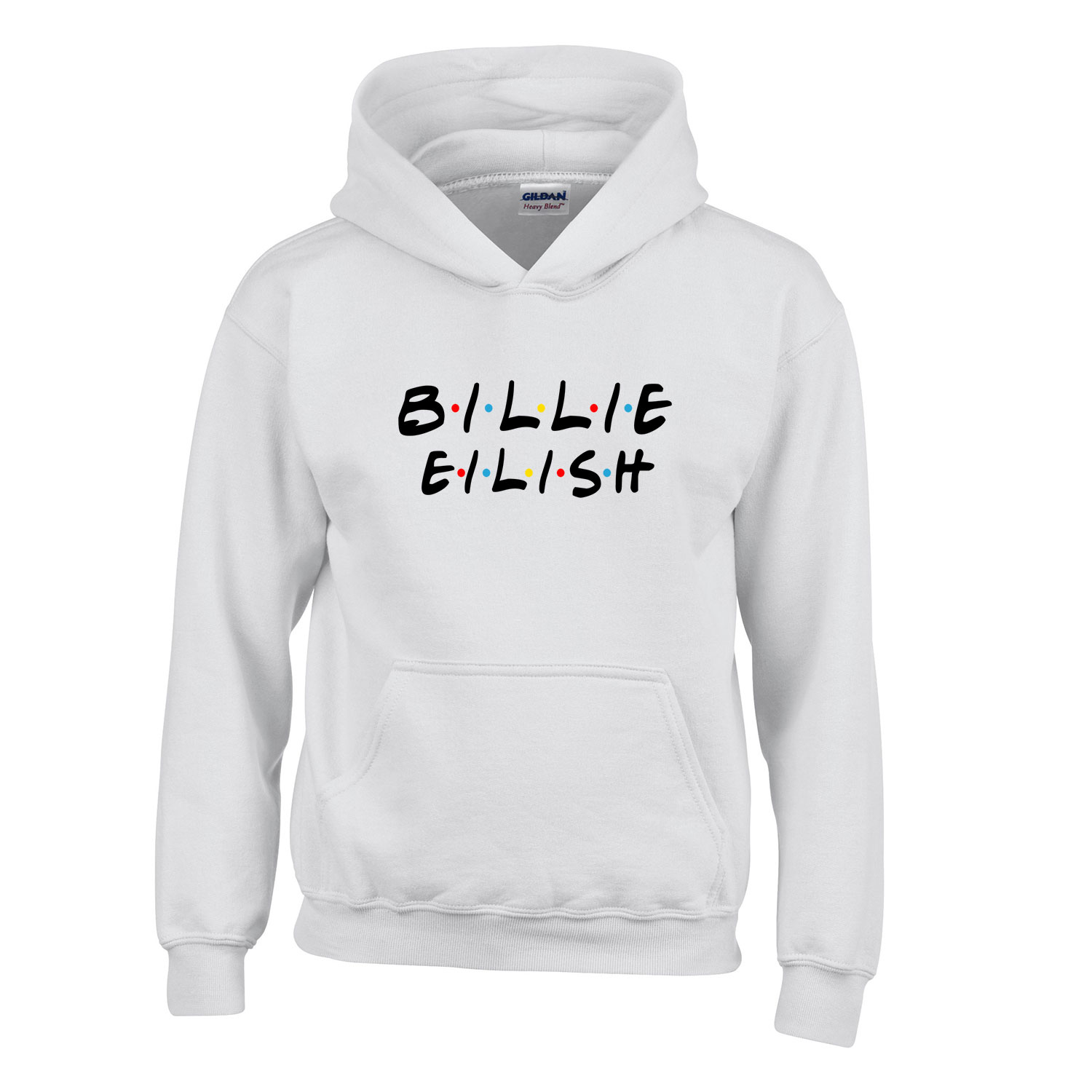 billie eilish Fehér Gyerek Kapucnis Pulóver