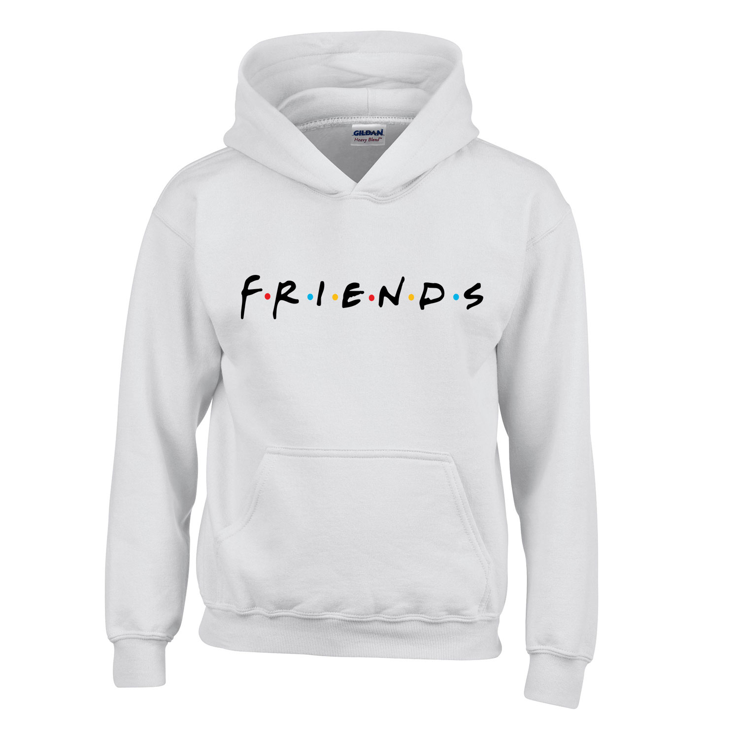friends jóbarátok Fehér Gyerek Kapucnis Pulóver
