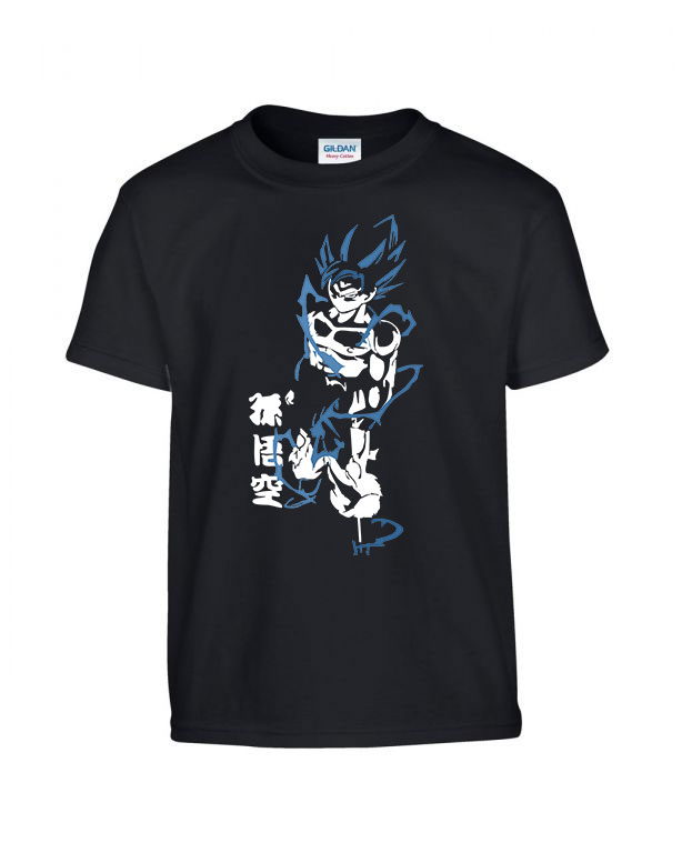 Son Goku Dragon Ball Fekete Gyerek Póló