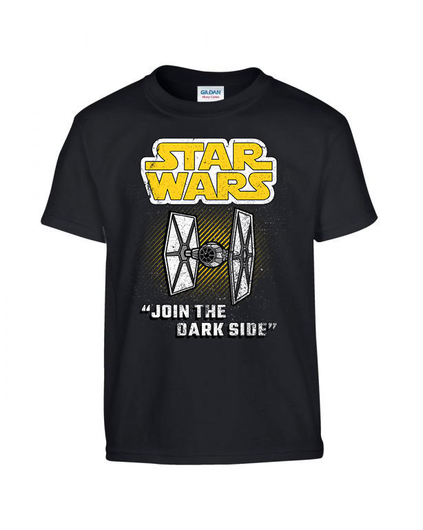 star wars fighter Fekete Gyerek Póló