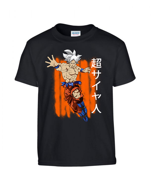 dragon ball son goku Fekete Gyerek Póló