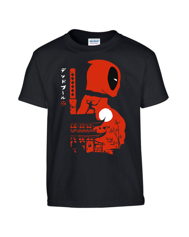 deadpool Fekete Gyerek Póló