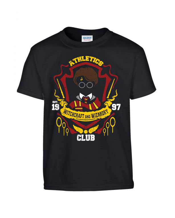 harry potter atlétika atletika Fekete Gyerek Póló