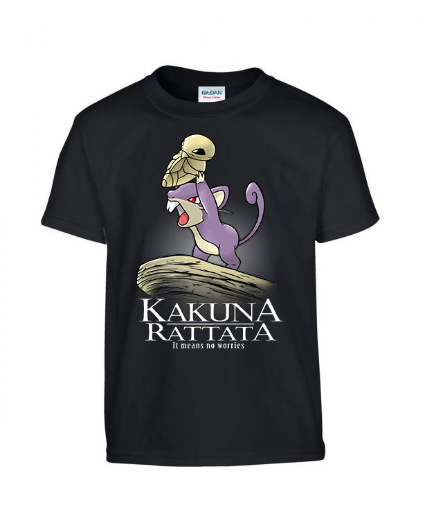 kakuna rattata pokemon  Fekete Gyerek Póló