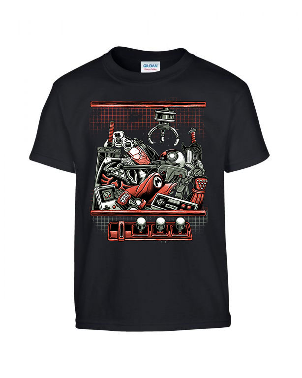 gamer mario pokemon pokeball zelda link sega nintendo gameboy joystick Fekete Gyerek Póló