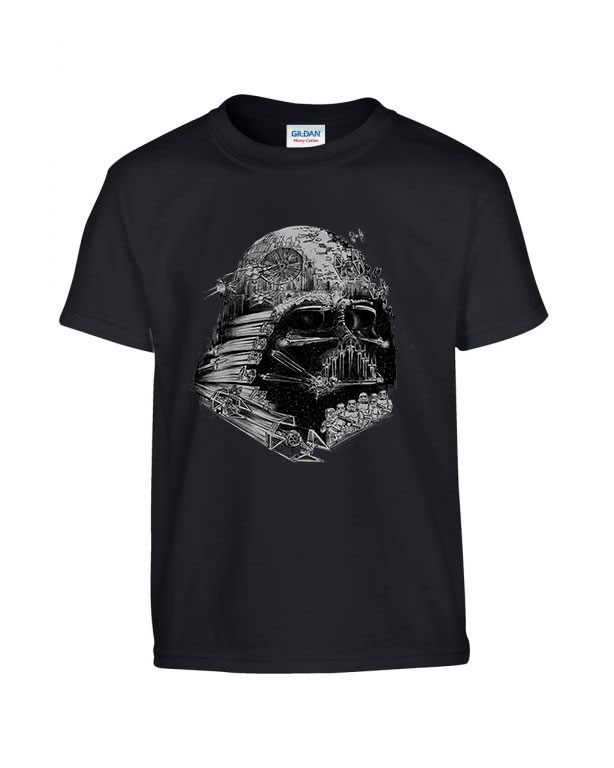 star wars darth vader Fekete Gyerek Póló