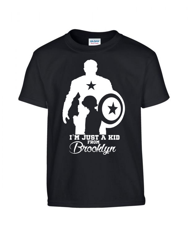amerika kapitány captain america Fekete Gyerek Póló